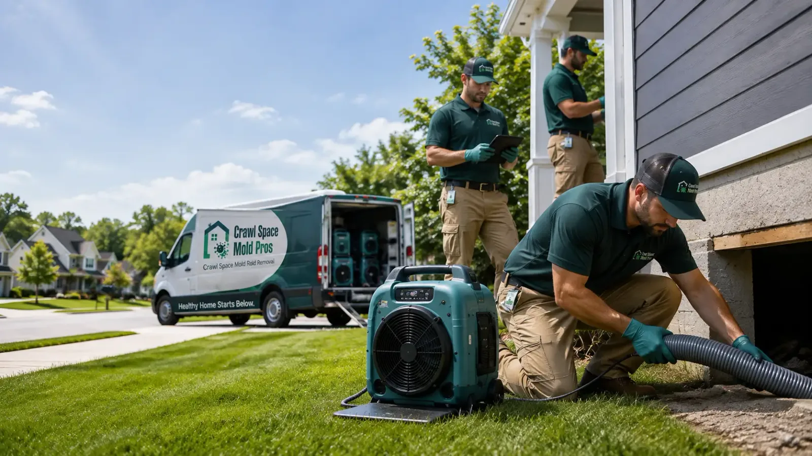 Crawl Space Mold Removal in Cylinder, IA